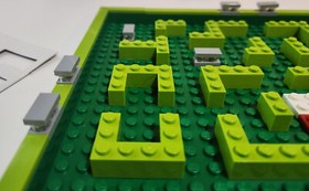 Lego Replacements Pieces - Base, Bricks and Template Minotaurus Game in Box 3841