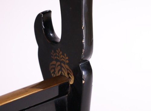 Japanese Samurai Sword Rack Stand Paulownia & Phoenix KATANA-KAKE Meiji Era 19th - Picture 18 of 24