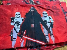 Star Wars Red Sheet Set Pillowcase Flat Twin Sheet The Force Awakens