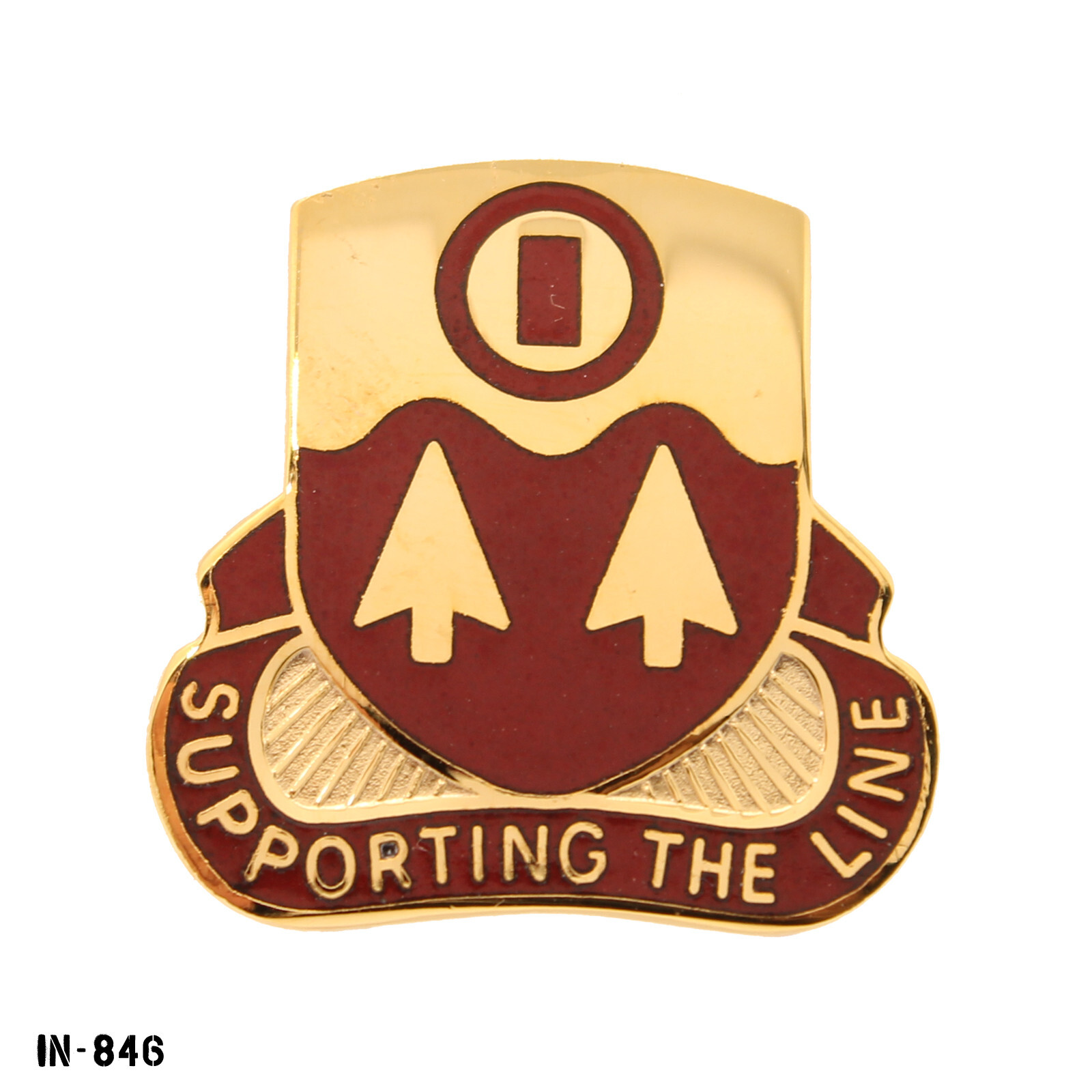 506th Support Battalion ~ Supporting The Line ~ US Army DUI Crest Pin ...