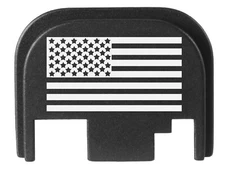 for Glock 17 19 19X Gen 1-4 Slide Cover Rear Plate Anodized Aluminum, USA Made