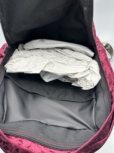 SCHÖNE Victoria's Secret Büchertasche PINK Burgunder Samt 4 Fächer - Bild 6 von 8