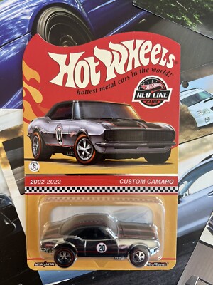 Hot Wheels Red Line Club 2002-2022 Custom Camaro RLC Chrome 20