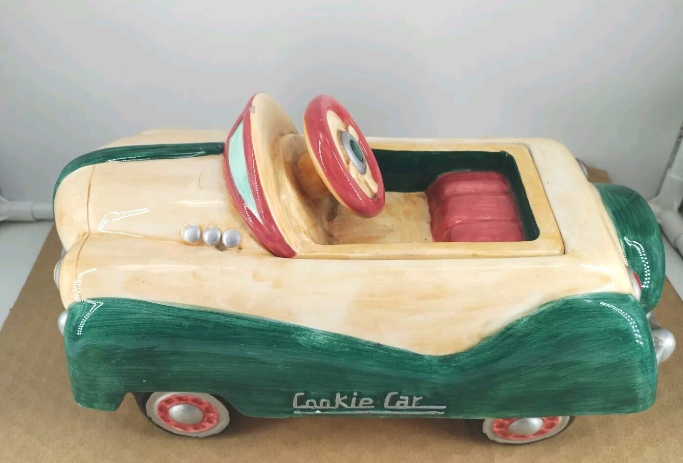 Vintage 1997 Vandor Cookie Jar  Pedal Car 10