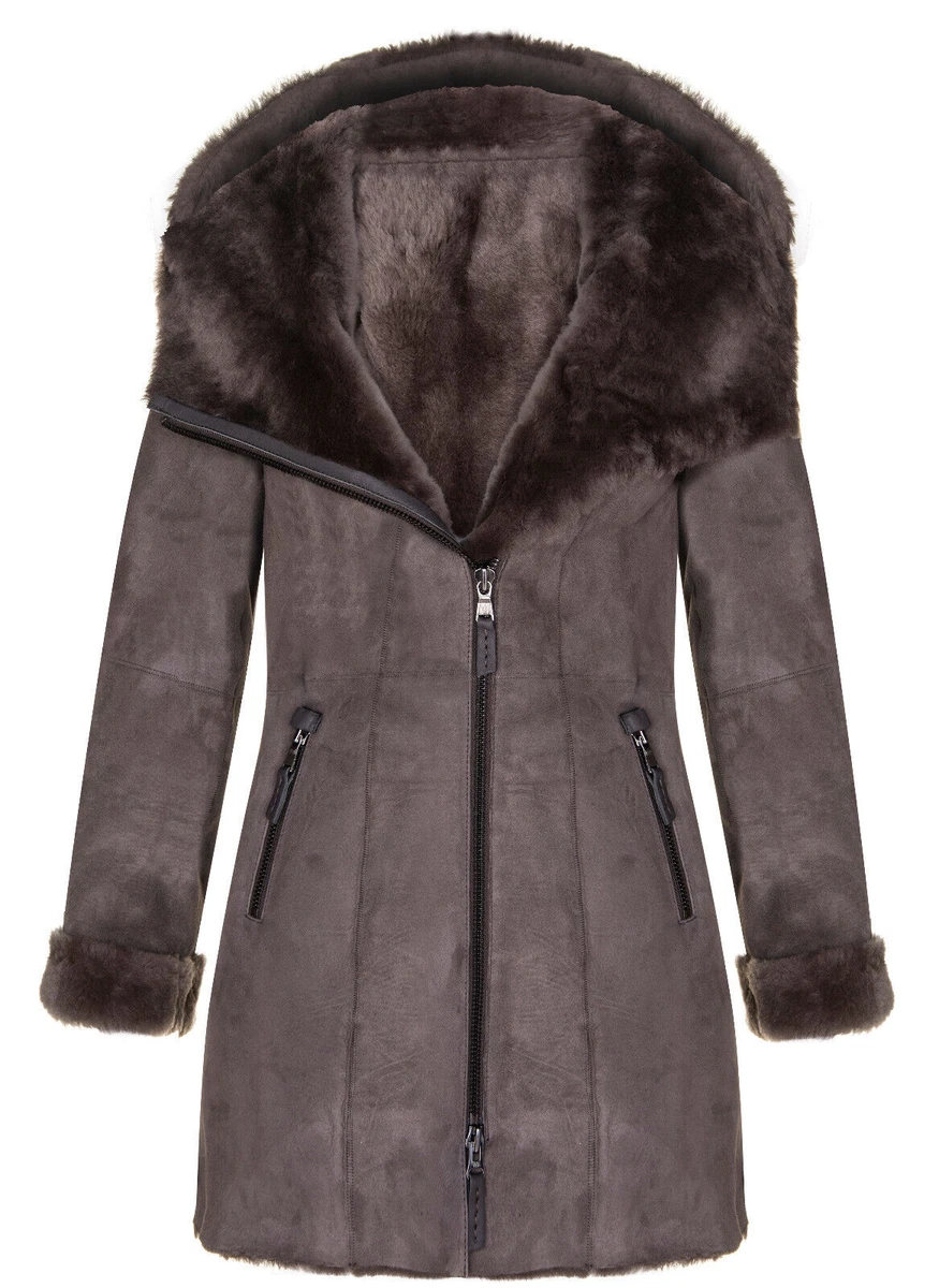 Ladies hotsell sheepskin coat