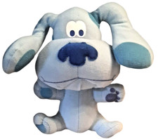 7 Blues Clues Blue Puppy Dog Plush Viacom Nick Jr Stuffed Animal Toy Paw Print