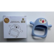 Smily Mia Shy Penguin Wearable Sooting Teether Baby Teething Toy for 0-6month