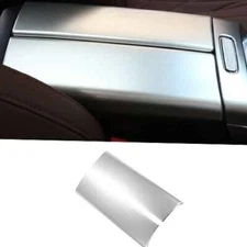 ABS Fit For Benz GLA 2020-2023 Silver Middle Console Armrest Box Cover Trim 2X