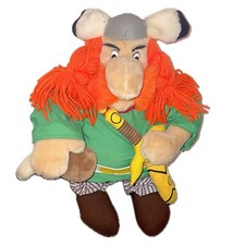 40cm Asterix & Obelix Stofftier  Majestix Unbespielt  Vintage Plüsch Figur groß