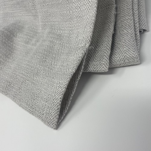 Tahari Home Light Gray Window Panels 38x84, Rod Pocket - Picture 3 of 8