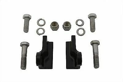 Rear Shock Lowering Kit Black for Harley Davidson by V-Twin