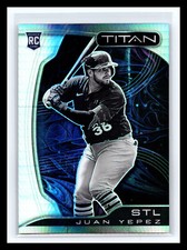⚾ JUAN YEPEZ 2022 PANINI CHRONICLES TITAN PRIZM HYPER HOLO RC SERIAL # 299