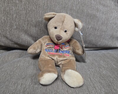 Mall Of America Minnesota USA Bean Bag Bear 8'' Bobo New Mary Meyer Corp.