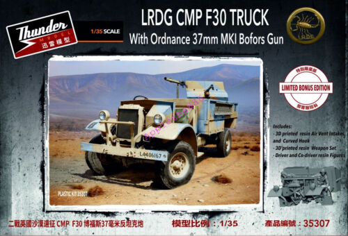 Thunder TM35307 1/35 LRDG F30 Gun Truck CMP LRDG Service Limited Bonus Edition - Zdjęcie 1 z 13