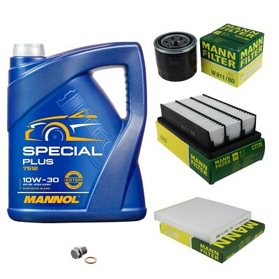 MANN Inspektionspaket 5 L MANNOL Special Plus 10W-30 für Hyundai Santa Fé II