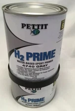 Pettit H2 Prime Water-Based Epoxy Primer Kit Gray Grey Quart 4740/4741 47404741Q