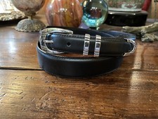 Alexander Kalifano James Reid Dgn Sterling Silver Belt Buckle 39-41-1.25-1  Nu  