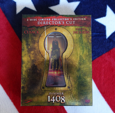 ZIMMER 1408 ( STEPHEN KING ) - 3 DISC LIMITED COLLECTORS EDITION DVD HORROR