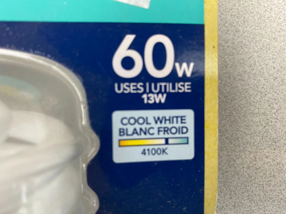 globe Ener Saver GU24 13W = 60 Watts CFL Bulb Energy Saver 10,000 hrs 13 Watt EN - Image 4 of 4