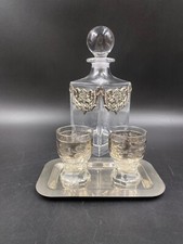 Servizio set Bicchiere shot Vodka Grappa alcolici cristallo Giubileo Ghirlanda