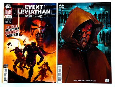 Event Leviathan #1A & #1B Comic Book Lot (2019 DC Comics)Brian Bendis Maleev NM