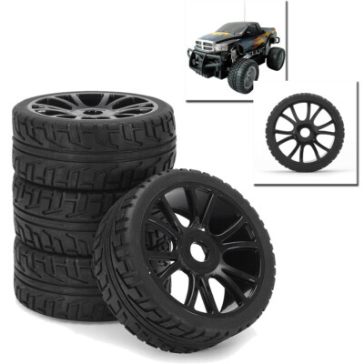 VGEBY 2 Stück RC Auto Reifen Mit Nabe – Für 1/18 Modellauto 9301 Serie, Griffig & Stoßdämpfend