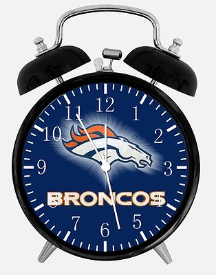 Denver Broncos Alarm Desk Clock 3.75'' Home or Office Decor E94 Nice For Gift