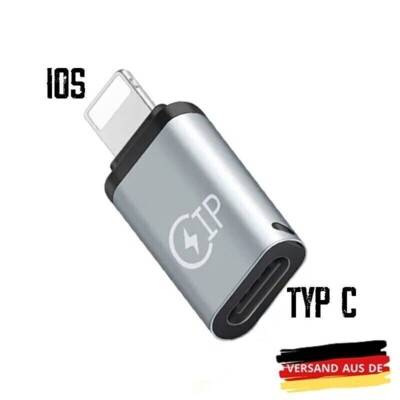 USB C auf IOS Adapter Typ C zu 8-Pin Stecker IPhone Schnell Lade Für Apple AY