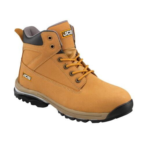 JCB - Men's Safety Boots - Workmax Chukka Work - Nubuck - 8 UK, Honey  - Picture 1 of 7