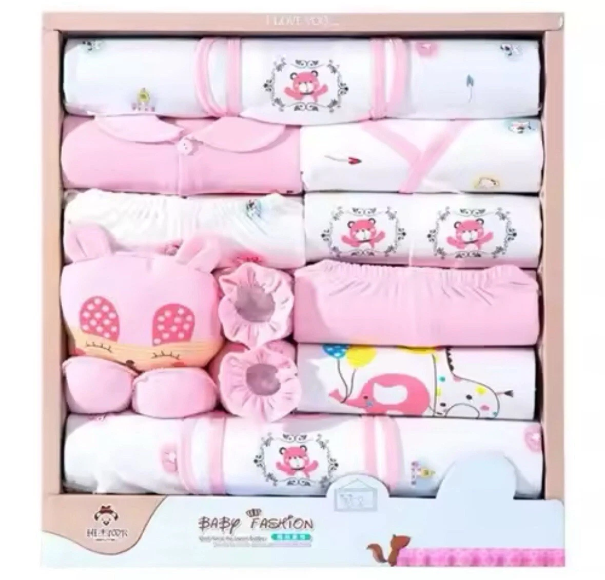 18 Pieces /lot Newborn Baby Girl Clothes Set 100% Baby Born (no Box