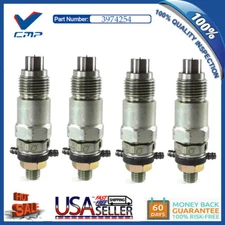 4X Fuel Injectors For Bobcat 743 643 645 225 231 Kubota D850 V1702 V1902 Engine