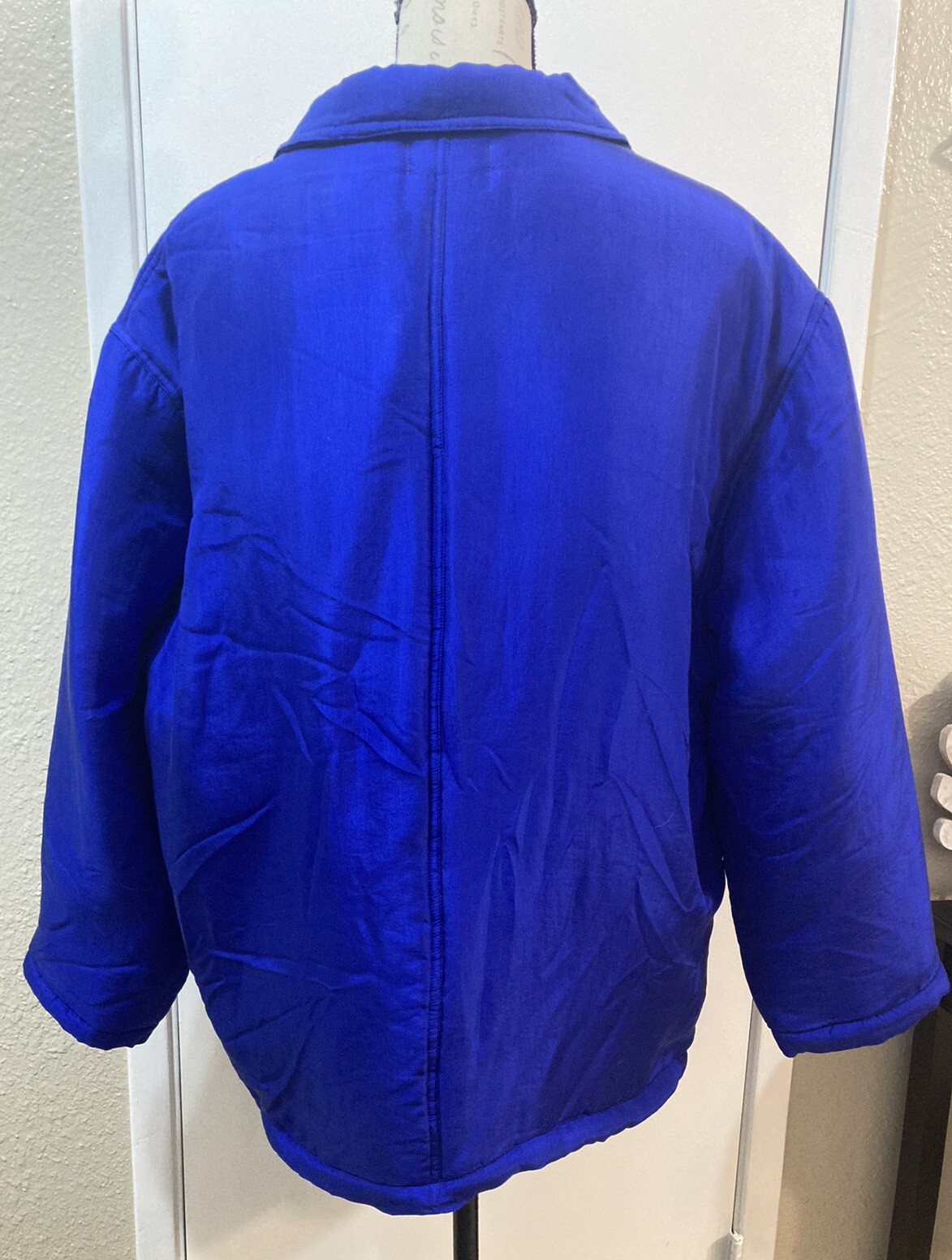 MELROSE Silk Jacket Button Up Collared Pockets Li… - image 7