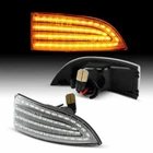 Led indicator exterior mirror for Renault Scenic III JZ manufacturing years 2009-2016 clear glass