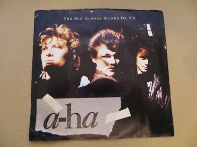 a-ha   The Sun Always Shines On T.V - 1985 - Warner Bros 7-28846 7'' Single VG+