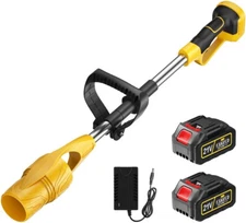 Cordless Leaf Blower 150MPH 580CFM Batteries & Charger Snow Blowing Car Wash Dry