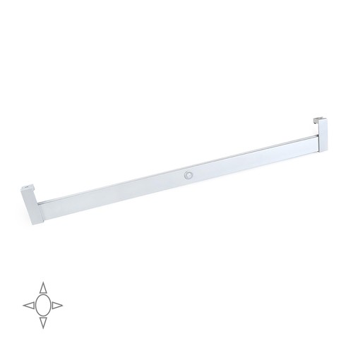 Supporti Per Appendiabiti (2 Pezzi), Per Tubi Ovali, Montaggio Stabile, Per Armadi, Bagno, Balcone
