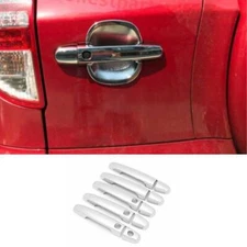 For Toyota RAV4 2009-12 Chrome Exterior Side Smart Door Handle Cover Trim 10cs