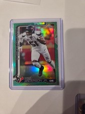 2025 Topps Chrome Football Will Anderson Jr Green refractor /99