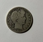 1913-D Barber Half Dollar Nice Original GOOD+ Little Tougher Date