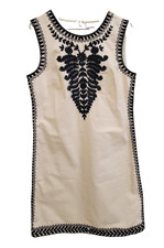 Tory Burch Dress Camille Embroidered Cotton Size 6