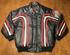 Vintage Ohio State Buckeyes OSU Varsity Excelled XL Leather Jacket NICE