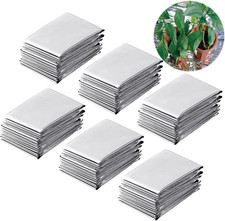 6 Pack Silver Highly Reflective Mylar Films, 82X 47Inch, Metallized