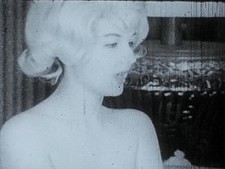 8mm Film Buxom Blonde Brunette Women Strip Tease 1950s Movie Dancing Talking