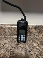 ICOM IC-M34 Floating Submersible VHF Marine Radio Transceiver Charger For Parts