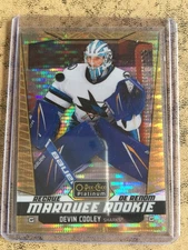 DEVIN COOLEY 2024-25 O-Pee-Chee Platinum Hky Marquee Rookie Seismic GOLD #/50