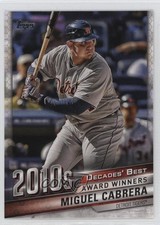 2020 Topps Decades Best Award Winners Blue Miguel Cabrera #DB-91 1h31
