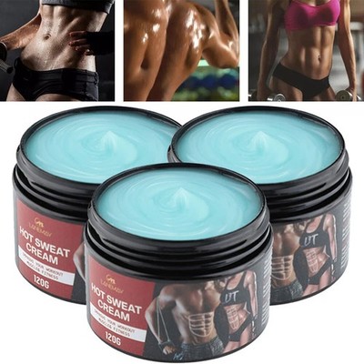 3x Powerful Abdominal Muscles Cream Weight Loss Belly Fat Burner Sweat Enhancer