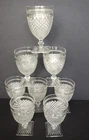 Vintage Anchor Hocking Miss America Depression Glass Water Goblets Set of 8