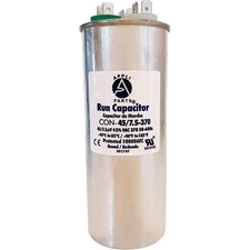 Appli Parts Dual Run Capacitor for ac 45+7.5 Mfd uF (microfarads) 370VAC CBB65 R