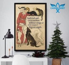 And God said let us send them without wings so none suspect they are angels p...